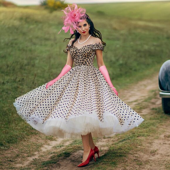 7217 5 Pcs Halloween 1920s Fascinators Hat And Glovess For Women Veil Tea main image 6